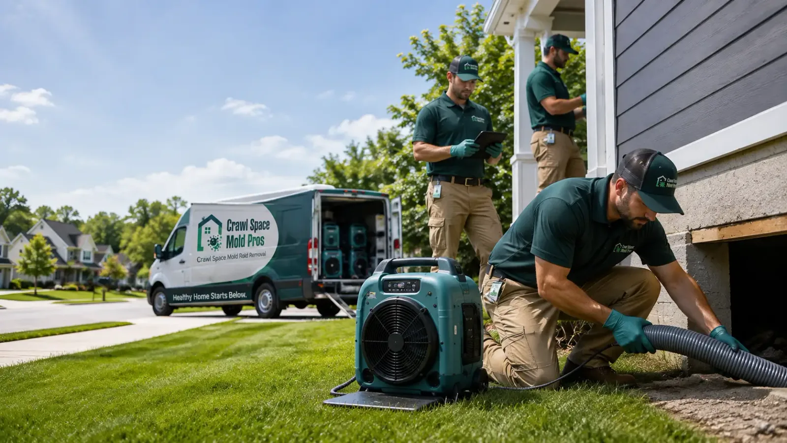Crawl Space Mold Removal in Albion, RI